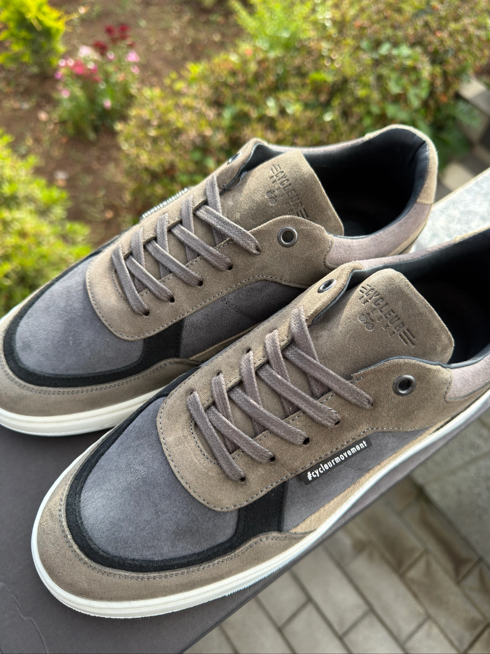 Anthracite suède sneakers – photo 5